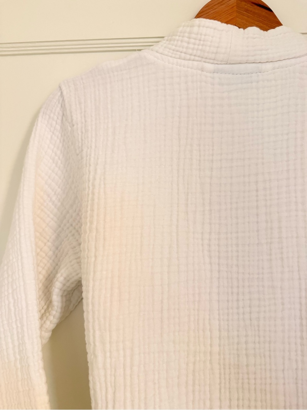 Parachute Cloud White Cotton Robe - Picture 5 of 5